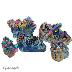 Bulk Clusters (By Weight/Per Piece): Titanium Aura Clusters Small/250g