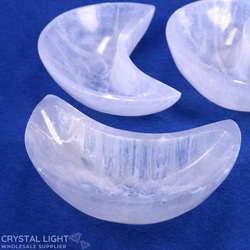 Selenite Crescent Bowl