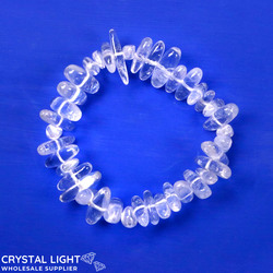 Chip Bead Bracelets: Clear Quartz Chip Bracelet