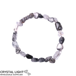 Tourmalated Quartz Tumble Bracelet