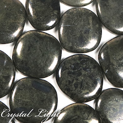 Flatstones by Quantity: Pyrite Flatstone