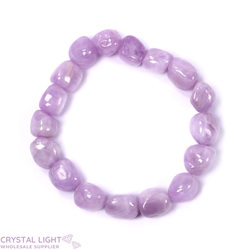 Tumble Bead Bracelets: Kunzite Tumble Bracelet