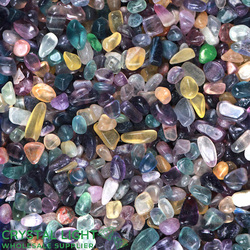 Chips: Rainbow Fluorite Chip/ 250g