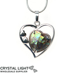 Heart Pendant: Paua Multi-Heart Pendant