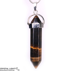 Terminated Pendant: Tiger's Eye DT Pendant Large