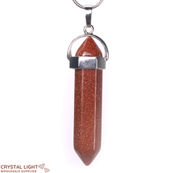 Terminated Pendant: Goldstone DT Pendant Large