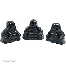 Buddhas: Black Obsidian Buddha