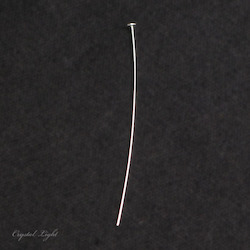 Head Pins: Sterling Silver Head Pin 25mm