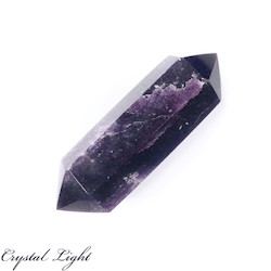 Double Terminated Polished Points: Lepidolite Point