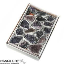 Amethyst & Citrine Bulk Listings: Mixed Amethyst Druse Box Set