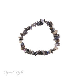 Chip Bead Bracelets: Iolite Chip Bracelet