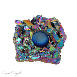 Candle Holders: Titanium Aura Candle Holder #10