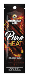 Tanning Lotions with Heat/ Tingle: Pure Heat HOT Citrus Tingle Lotion 15ml Sachet