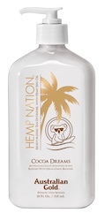 Sunbed Accessories & After-Tan Extenders: Hemp Nation Cocoa Dreams Moisturising Tan Extender 535ml Pump Bottle