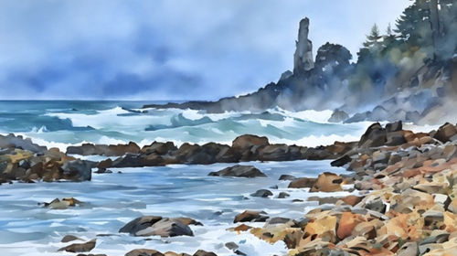 Holiday Snapshots: Seascape