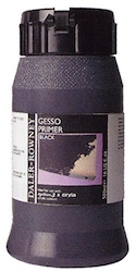 Acrylic: Daler-Rowney Black Gesso 500ml