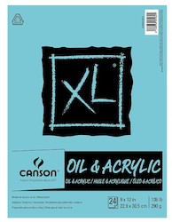 Pads: Canson XL Oil and Acrylic Pads