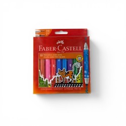 Double Ended Fibre Tip Pens Set of 10