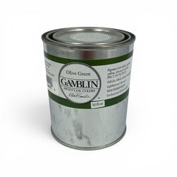 Gamblin Artist OIls 16ounce Olive Green