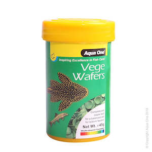 Fish: Aqua One Vege Wafers 95gm