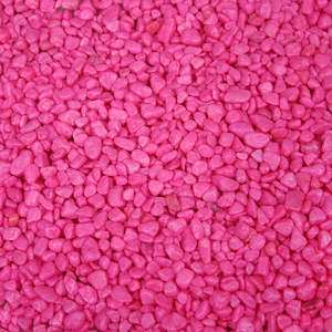 Aquarium Gravel Stones: Aquarium Gravel Pink - 1kg