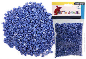 Aqua One Betta Gravel Metallic Blue 350gm