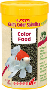 Goldfish Food: Sera Goldy Color Spirulina Nature 95gm