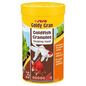 Goldfish Food: Sera Goldy Gran Goldfish Granules 250ml/80g