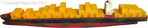 Aqua One Cargo Ship Decoration