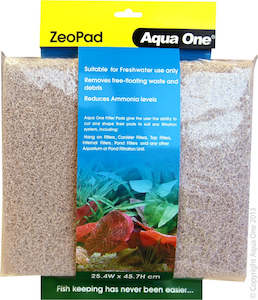 Aquarium Filtration: Ammonia Remover Aquarium Filter Pad - Cut to size
