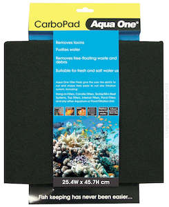 Aquarium Filtration: Carbon Aquarium Filtration Pad - Cut to size
