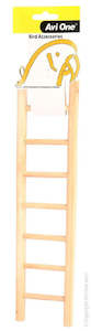 Bird Toys: Wooden Bird Ladder - 7 Rung Non Toxic Wood