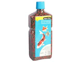 Pond Fish Food: Aqua One Economy Pellet 4mm. 1100gm