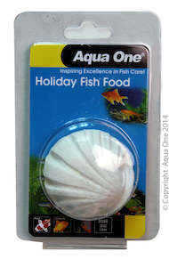 Aqua One Holiday Fish Food Block 40g