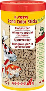 Goldfish Food: Sera Pond Color Sticks Fish Food 1000ml