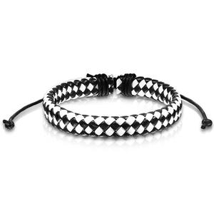Bracelets: Black and White Diagonal Checker