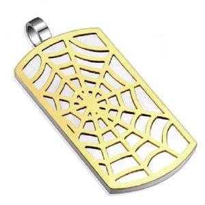Pendants: SPIDER Men's Steel Pendant