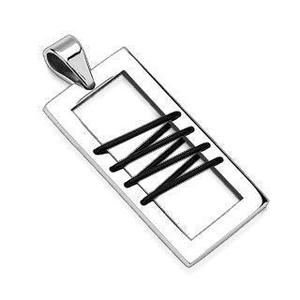 Leather Strings 316L Stainless Steel Pendant