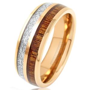 Couple Ring Rose Gold Collection: Meteorite Men Couples Ring
