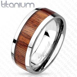 Tisten Rings 1: WOOD PRINT 8MM MEN'S WEDDING RING