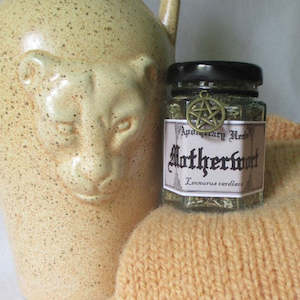 Black Bear Apothecary: Motherwort Apothecary Herb Jar