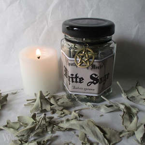 White Sage Apothecary Herb Jar