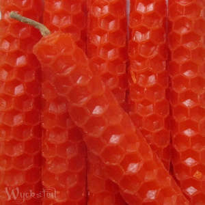 Candles: Orange Beeswax Mini Spell Candle