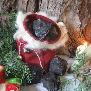 Krampus Kohle Woollen Sacks
