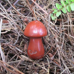 Red Jasper Crystal Mushroom