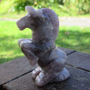 Lepidolite Unicorn Crystal