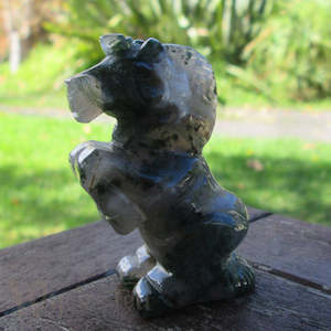 Wands And More: Moss Agate Unicorn Crystal