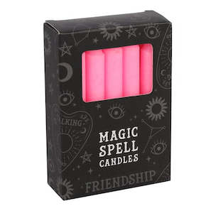Candles: Magic Pink Spell Candles Box of 12