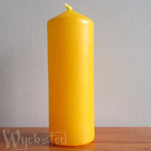 Summer Solstice: Pillar Candle Yellow