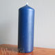 Pillar Candle Navy Blue